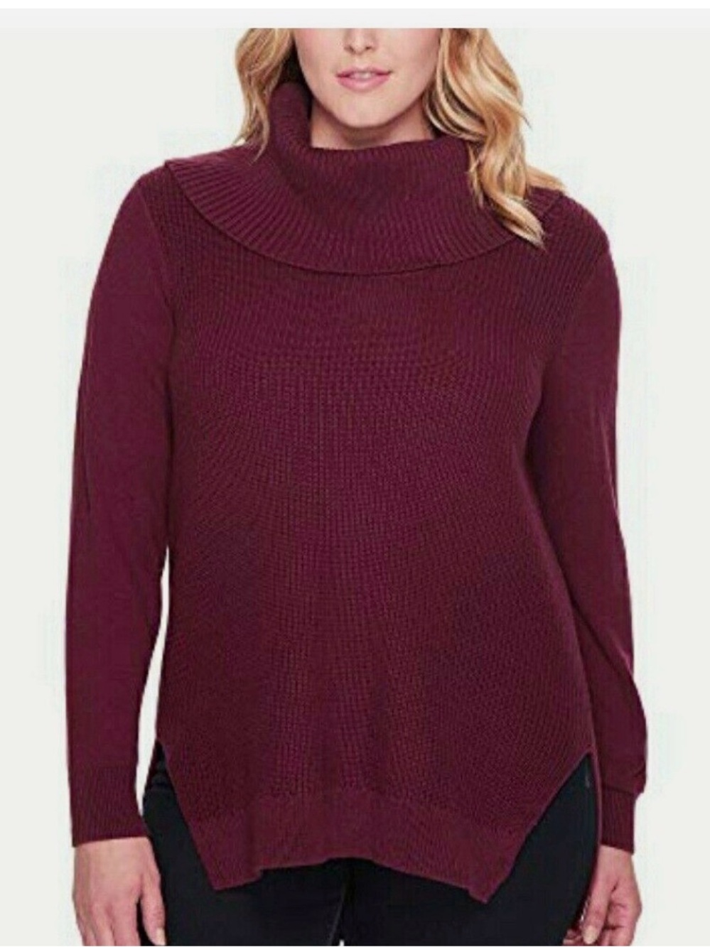 Michael Kors Plum Cowl Neck Sweater